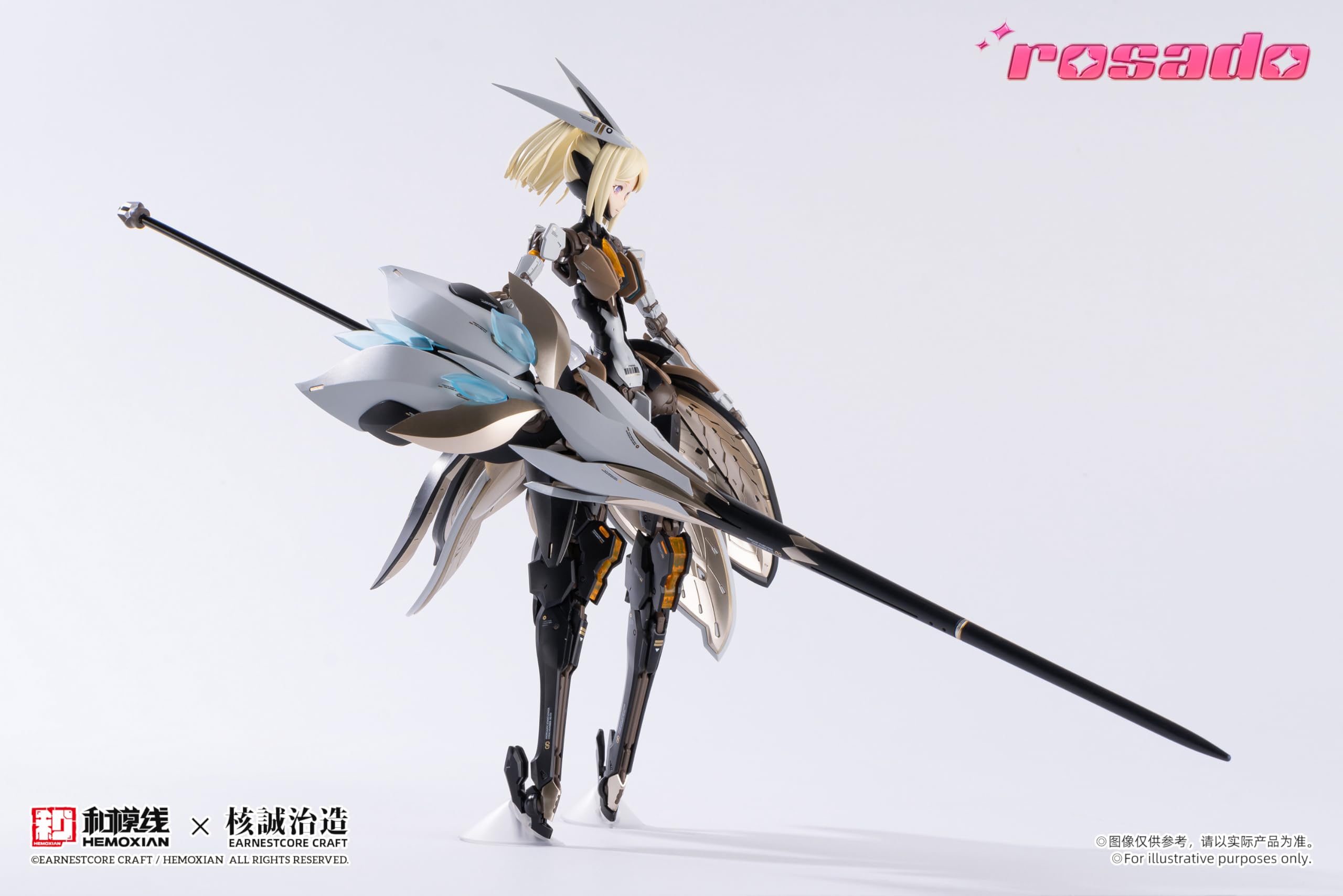 核誠治造 ROSADO 星花 百合 1/10 プラモデル Amazon | [ToyBase] 核誠治造xHEMOXIAN 1/10 Rosadoプロジェクト 星花